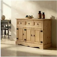 IDIMEX Kommode TEQUILA, Sidebaord TEQUILA Kommode 3 Schubladen Buffetschrank Geschirrschrank K