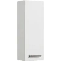 Saphir Hängeschrank Quickset Wand-Badschrank 25 cm breit mit 1 Tür und 2 Einlegeböden Badezimmer-Hängeschrank inkl. Türdämpfer, Griffe in Chrom Glanz