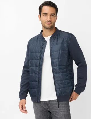 Brax Herren Sweatjacke Style SKY night blue, dunkelblau, Gr. XXXL