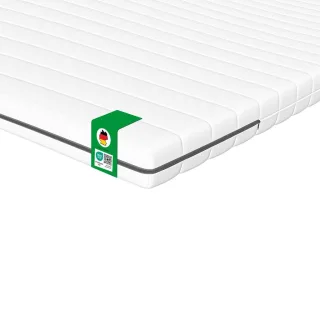 Schlaftroll Kaltschaum-Topper, Weiß, Textil, 180x200 cm, Oeko-Tex® Standard 100, Schlafzimmer, Matratzen Shop, Matratzenzubehör, Topper