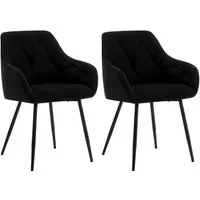 Woltu Polsterstuhl (Set, 2 St), Esszimmerstühle Ergonomisches Design Stuhl