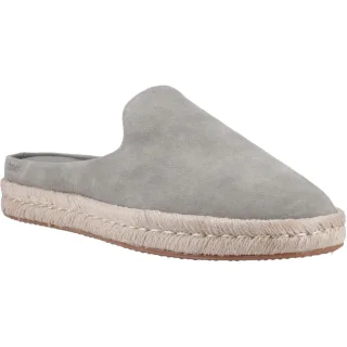 TOMS Santiago Mule Leder Herren Hausschuhe in Vetiver-Grau