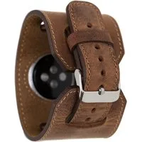 Renna Leather Smartwatch-Armband Apple Watch Band für Series 10 / Ultra/9/SE/8-1 Echtleder Armband