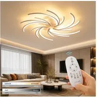 Eurohandisplay LED Deckenleuchte LED Deckenleuchte 2042 Fernbedienung Lichtfarbe einstellbar dimmbar, LED fest integriert, Warmweiß bis Kaltweiß, Mit Fernbedienung Lichtfarbe und Helligkeit einstellbar