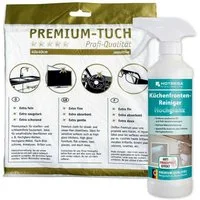 HOTREGA® Küchenfronten Reiniger Hochglanz Oberfläche 500ml inkl Microfasertuch Küchenreiniger