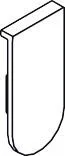Hansgrohe Atoll Blende für 2-Arm Handtuchhalter , 40291000 40291000