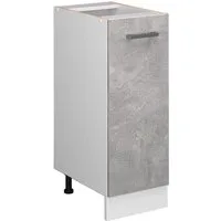 Vicco Apothekerschrank R-Line, Beton/Weiß, 30 cm ohne Arbeitsplatte (1-St)