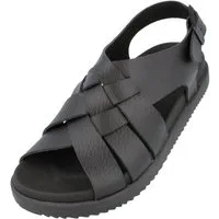 Haflinger HAFLINGER Elba Slide vegane Pantolette Sandale mit Riemen Hausschuh
