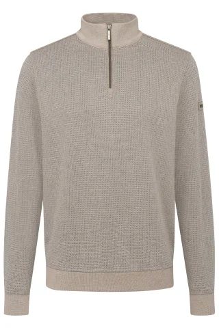 bugatti - Pullover Männlich taupe - Gr. - XXL
