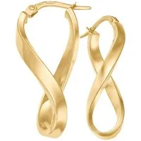 CHRIST Paar Creolen CHRIST Damen-Creolen 375er Gelbgold (Paar)
