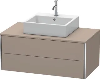 Duravit XSquare Konsolenwaschtischunterbau wandhängend Basalt Matt 1000x548x400 mm - XS491104343 XS491104343