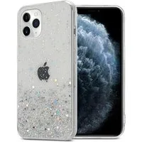 Cadorabo Handyhülle für iPhone 11 Hülle Apple iPhone 11, Flexible TPU Silikon Handy Schutzhülle - Hülle - mit Glitzer