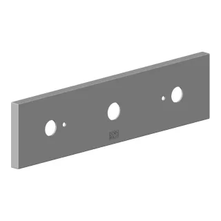Dornbracht WaterSheet Rosette Ersatzteile 092778031 240 x 60 x 9 mm Messing gebürstet (23kt Gold) 092778031-28