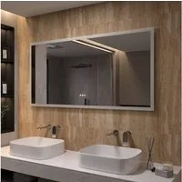 AQUABATOS LED-Lichtspiegel Spiegel mit Beleuchtung Badezimmerspiegel Wandspiegel 140x70cm