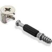 SO-TECH® Winkelbeschlag Korpusverbinder JETFIX / RASTEX mit Dübel Möbelverbinder Ver (50 St), Möbelverbinder Verbindungsbeschläge