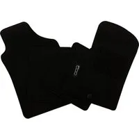 FIAT Auto-Fußmatte Original Fiat Fußmatten 4er Velour Set 500 Logo 71807922, für Fiat 500, farblich abgesetztes 500 Logo