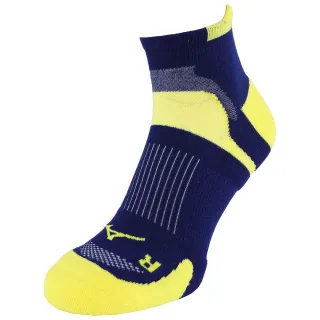 Mizuno Race Low Gelb/Marineblaue Laufsocken für Herren