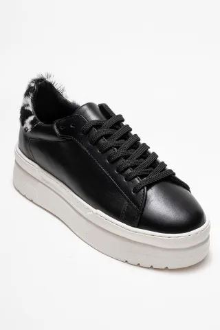 Anabel Leder Plateau Turnschuhe Damen