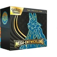 POKEMON JUEGO DE CARTAS Sammelkarte Pokemon Mega Entwicklungen ME01 Top Trainer Box Lucario - DE