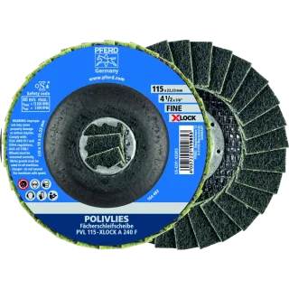 PFERD TOOLS POLIVLIES-Fächerscheibe PVL Korund X-LOCK - 44694203