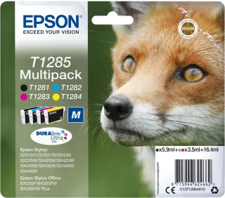 Epson Ink/T1285 Fox 3.5ml CMY 5.9ml BK
