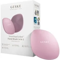 GESKE German Beauty Tech Elektrische Gesichtsreinigungsbürste SmartAppGuided™ Facial Brush 4 in 1, Packung, 1-tlg., inkl. kostenloser APP (SmartAppGuided Device), Mit der GESKE App erhältst Du deine personalisierte Hautpflegeroutine.