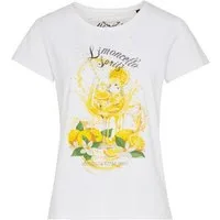 Hangowear Flaschenausgießer Trachtenshirt Damen - BIBI - weiß