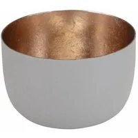 Giftcompany Windlicht Madras S Sandstone, Gold, H 5 cm