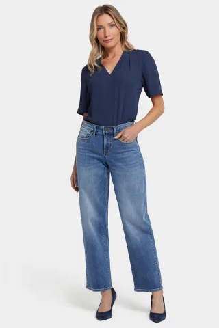 Jemma Barrel-Jeans mit hohem Bund