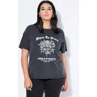 Studio Untold T-Shirt T-Shirt Blossom Flower Print Vintage Look