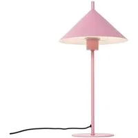 Qazqa Tischleuchte Triangolo, ohne Leuchtmittel, Warmweiß, QAZQA Tisch­leuchte, e27, Rosa, Stahl, Design