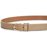 Tommy Hilfiger Ledergürtel ESSENTIAL EFFORTLESS NUBUCK 3,5 cm, samtartig, leicht angeraut