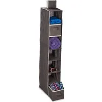 relaxdays Hängeregal Kleiderschrank 7 Fäch