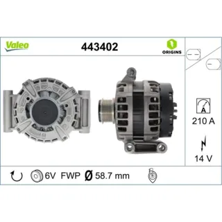 Valeo Generator Ford Tourneo V362 Transit V362 2,2 443402