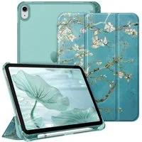 Fintie Tablet-Hülle für iPad 11 Generation 11‘’ 2025 (A16), iPad 10 Generation 10.9'' 2022, ultradünn, mit Stifthalter, transparenter Rückseite, Auto Schlaf/Wach