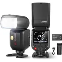 Neewer Z880-C 2,4G 76W TTL Kamera Blitz Speedlite für Canon, mit 1/8000s HSS Blitzgerät, (3000mAh Akku, 600 Volle Leistung Blitze, TTL/M Schnellschalter)