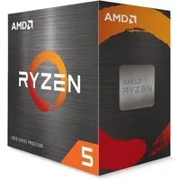 AMD Prozessor Ryzen 5 5600 Gaming CPU - 6 Kerne, 4.4 GHz Boost, PCIe 4.0, AM4, Kühler inklusive, DDR4-3200 Unterstützung