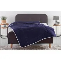 OTTO home Microfaserbettdecke Microlux, Bettdecke 135x200 cm und Übergrößen bis 240x220cm, Füllung: Feuchtigkeitsregulierende 3D Klimafaser (Polyester), Bezug: Microfaser-Feinbatist, fest versteppter Bezug - keine Bettwäsche nötig, Sommer, Winter