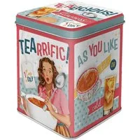 Nostalgic-Art Teedose Vorratsdose Teedose Gewürzdose - Tealicious & Tearrific