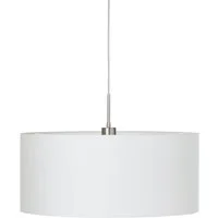 EGLO Hängeleuchte PASTERI, ohne Leuchtmittel, Leuchtmittel wechselbar, Lampe aus Stoff / Ø53 x H110 cm / exkl. 1 x E27 (je max. 60W)