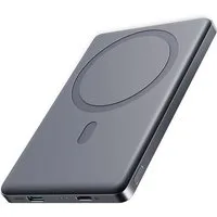 JOYROOM JR-PBM0 MagSafe kompatible Powerbank JR-PBM0 5000 mAh (5 V), Wireless Quick Charge Power Bank USB A und Type C Akku Pack Batterie