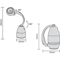 Maclean LED Taschenlampe MCE298, 3in1 Multifunktion: Camping - Taschenlampe, Powerbank-Funktion