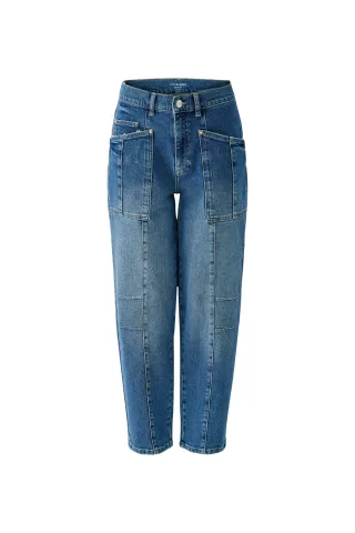 Oui - Jeans THE BARREL blue - Gr. - 44