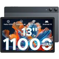 DOOGEE DOOGEE Tab E3 Pro 13 Zoll Tablet mit SIM Card Slot Android 15 Tablet (13", 256 GB, Android 15, 4G, 8 GB+256 GB/2TB TF, 11000mAh 18W, FHD+ 90Hz/Face ID/OTG/GPS)