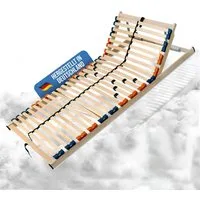 Lattenrost, Coemo, Kopfteil manuell verstellbar, Fußteil nicht verstellbar, MULTIRA 90x200 cm, preisgünstiger Bausatz