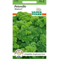 SAMEN PFANN Kräutersamen Petersilie, Mooskrause - Gewürz Petersilien-Samen Saatgut Samen, Petroselinum crispum