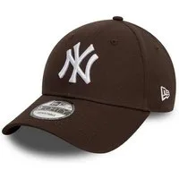 New Era Baseball Cap New York Yankees MLB League Essential Braun Verstellbare 9Forty Cap Ne (1-St)