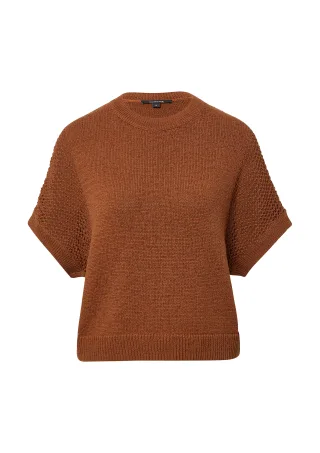comma - Strickpullover braun - Gr. - M