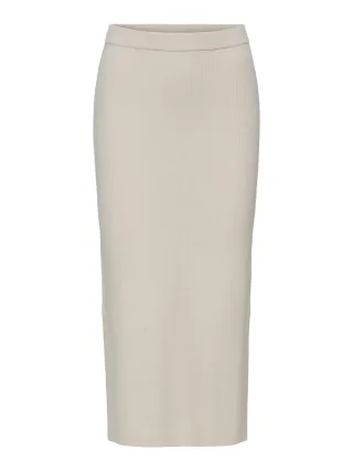 JDY - JDYPRIME LIFE LONG SKIRT KNT whitecap gray - Gr. - XS
