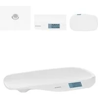 Kikkaboo Personenwaage Baby Lyra, 1-tlg., LCD-Display, Tarafunktion, Maßband, Anti-Rutsch-Füße, Haltefunktion